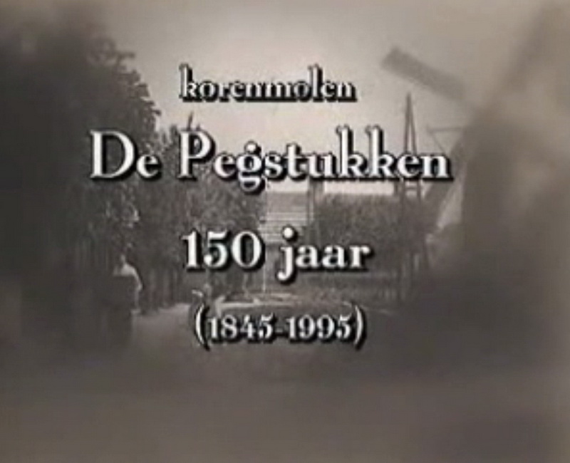 Korenmolen de Pegstukken 150 jaar