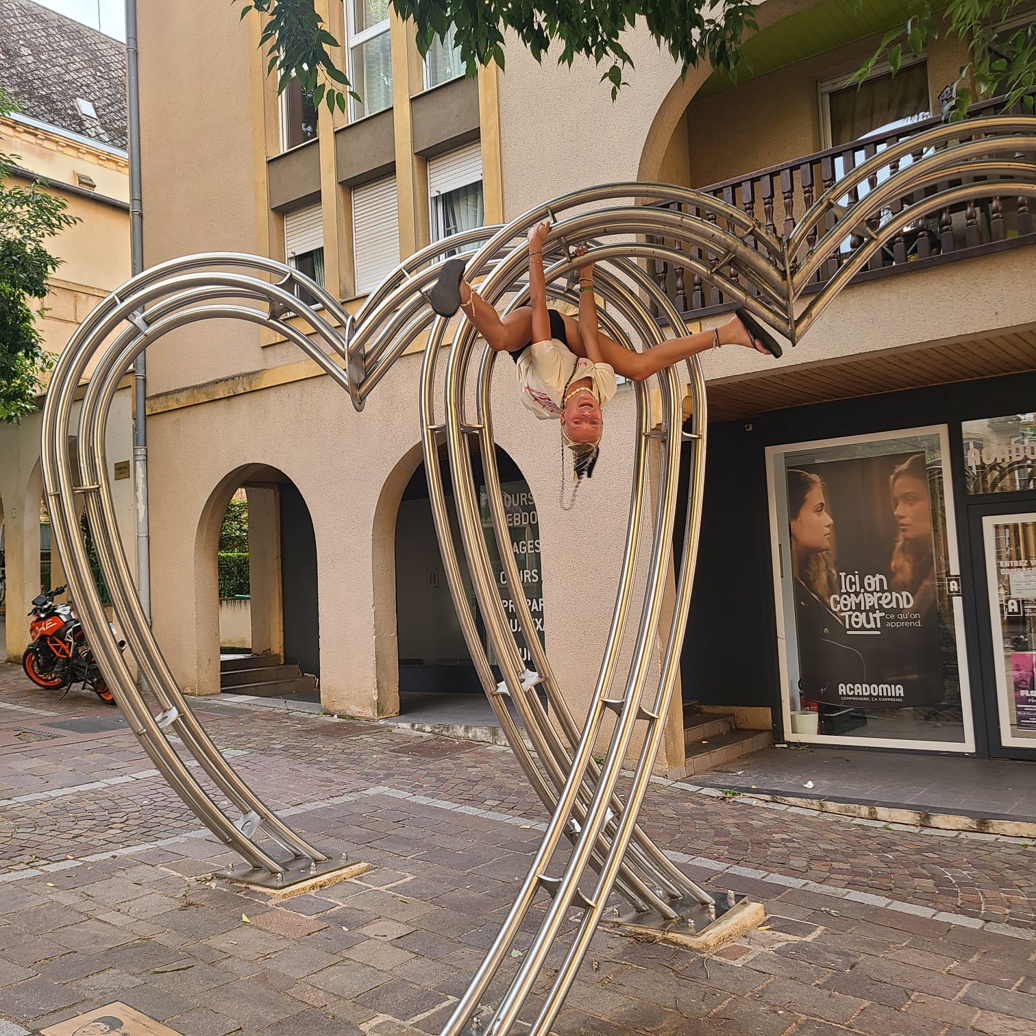 winnaar paalklimmen